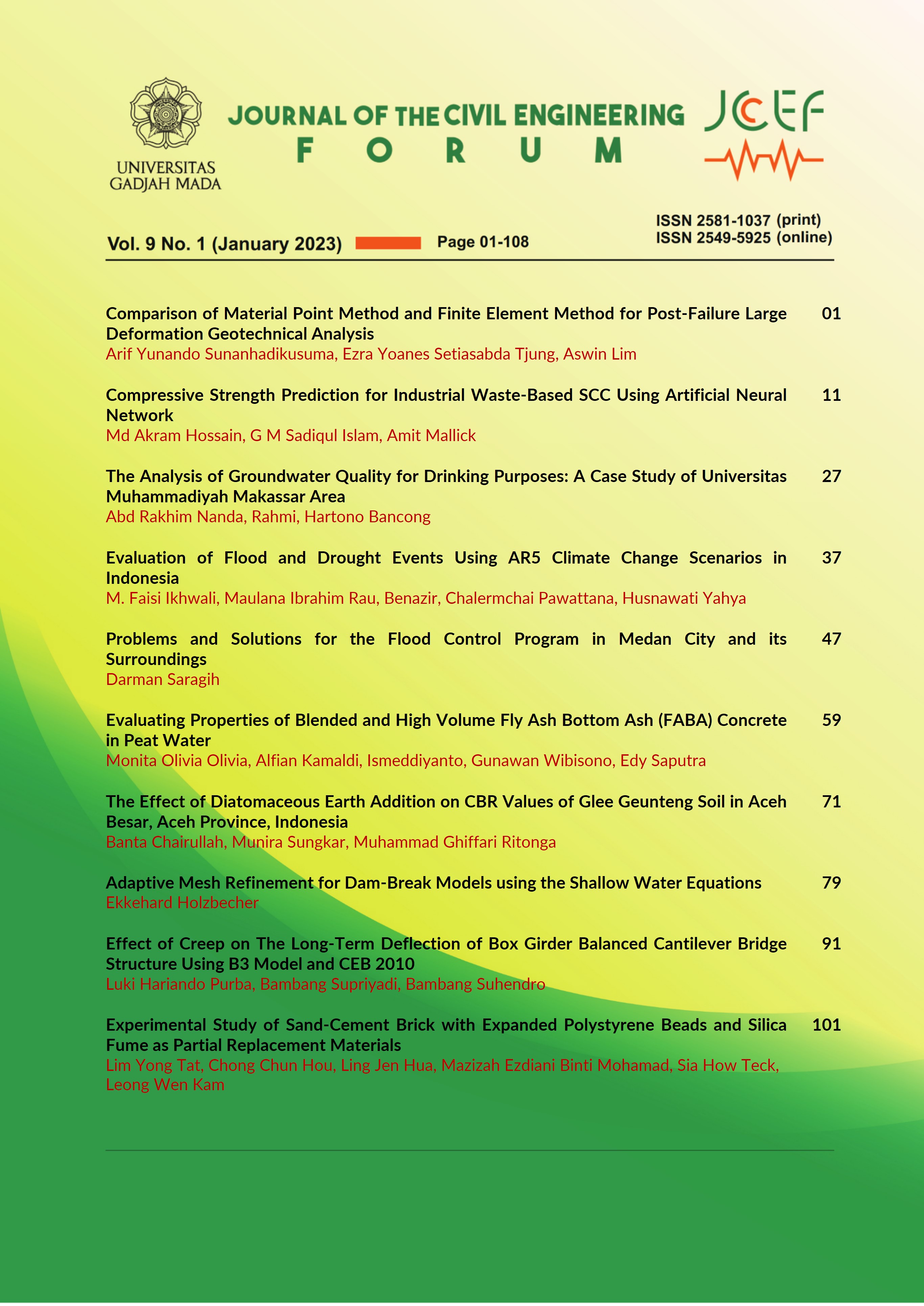 Research Article Titled 'Compressive Strength Prediction for Industrial Waste-Based SCC Using Artificial Neural Network' has been Published